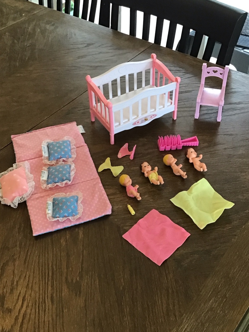 Vintage Mattel Barbie Krissy baby dolls, Mattel, bedding, + more